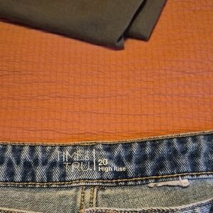 Time and Tru Blue Denim High Rise Jeans